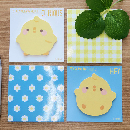 Bookcodi Molang piupiu cute sticky memo note 
