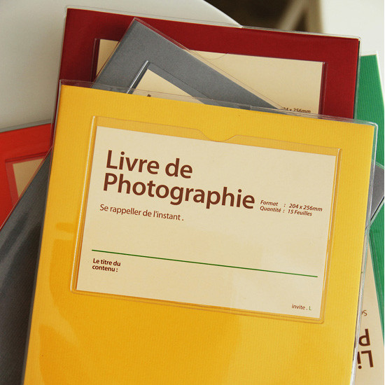 Livre de self adhesive black photo album 