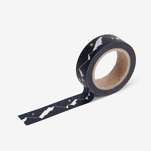 Deco 0.59"X11yd masking tape single - Mountain 