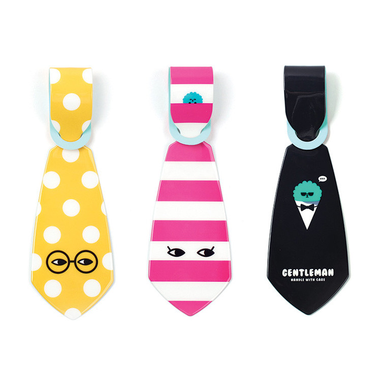 Everymonster Tie travel luggage name tag