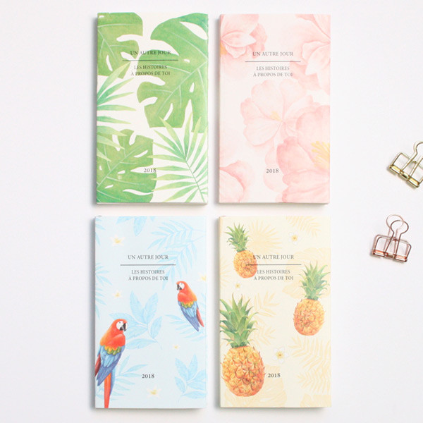 2018 Un autre jour dated weekly planner