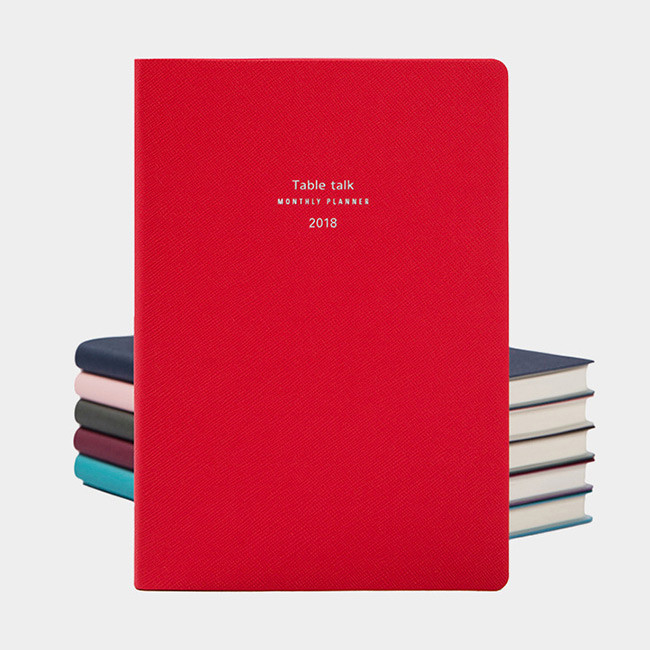 2018 Table talk A5 dated monthly planner