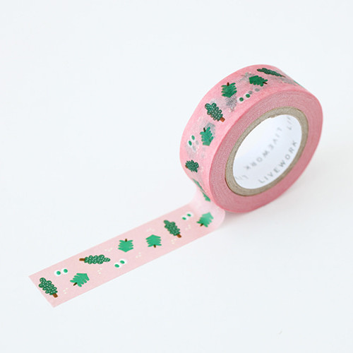 Som Som forest 0.59"X11yd single deco masking tape 