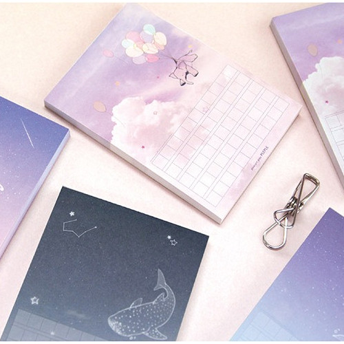 Pleple My story photo squared manuscript memo notepad
