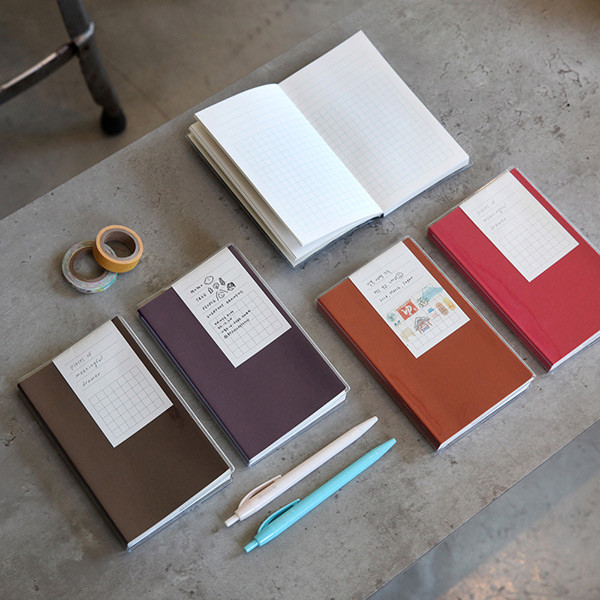 Free small gird notebook