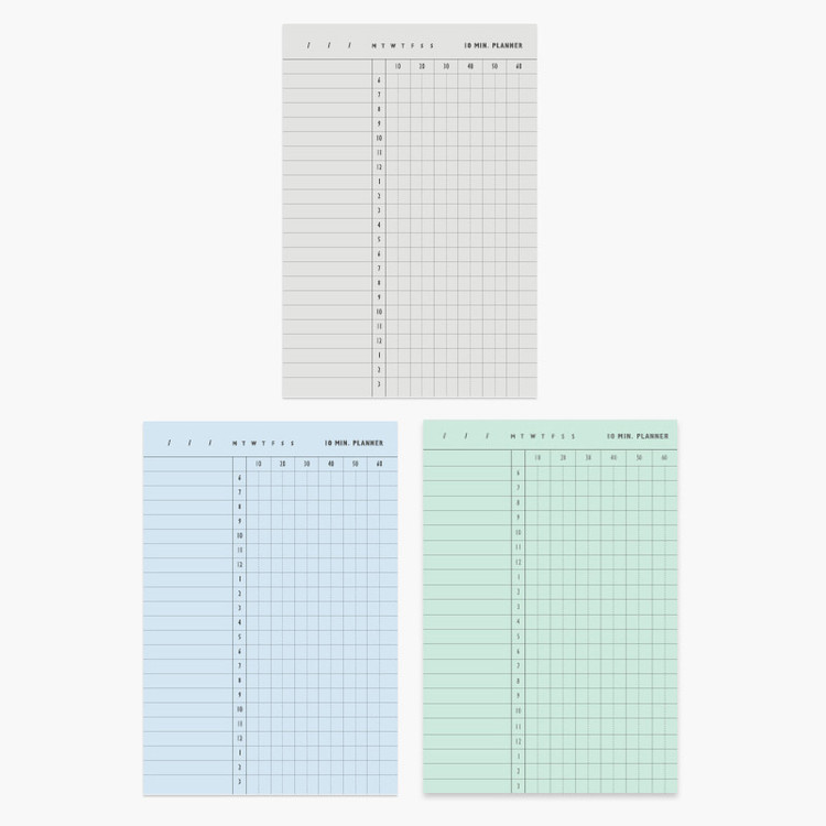 10 minutes daily plan memo notepad