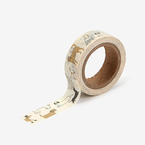 Dailylike Deco 0.59"X11yd single masking tape - Daily dog