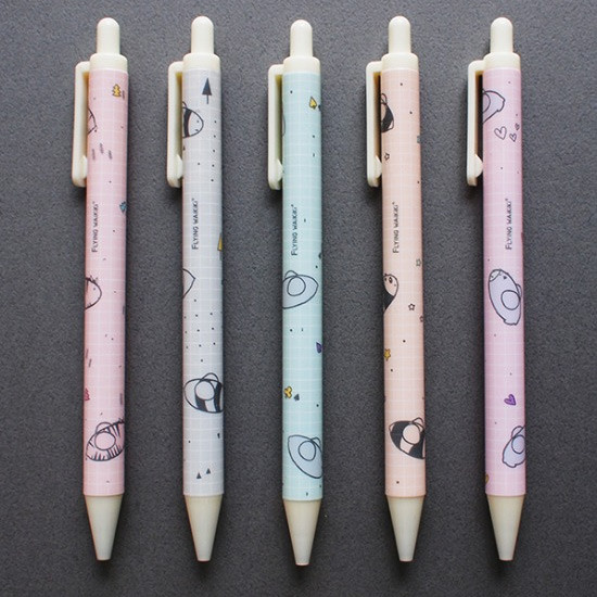 Flying Waikiki knock black ink 0.38 mm ballpoint pen