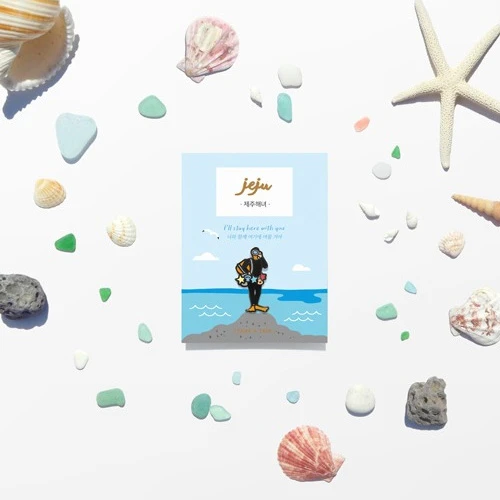 gyou The Jeju haenyeo pin badge