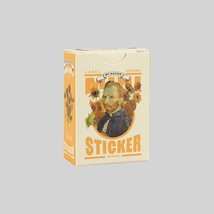 NACOO Vincent Van Gogh Mini Label Sticker Pack