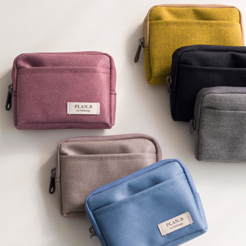 Byfulldesign Oxford multi small pocket zipper pouch ver2