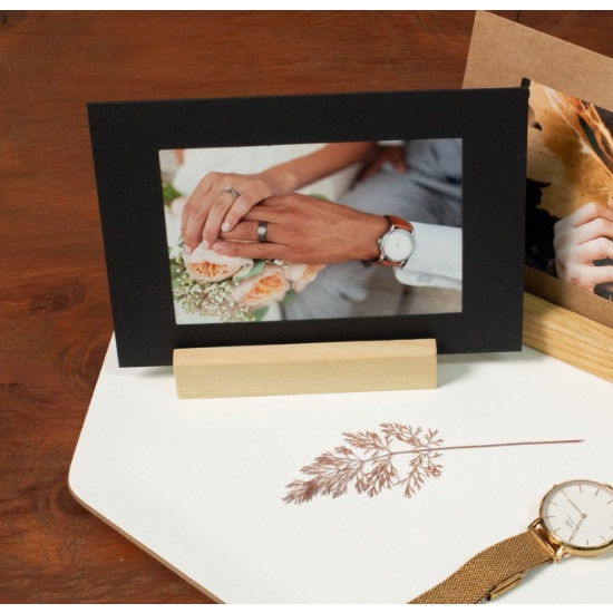 4X6 Black paper photo frame set of 10 sheets