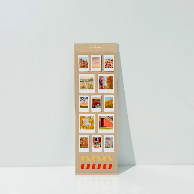 Mingkit Autumn Instant Photo Removable Sticker