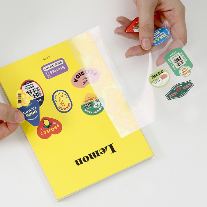 Usage example - GMZ Fruit and removable sticker pack