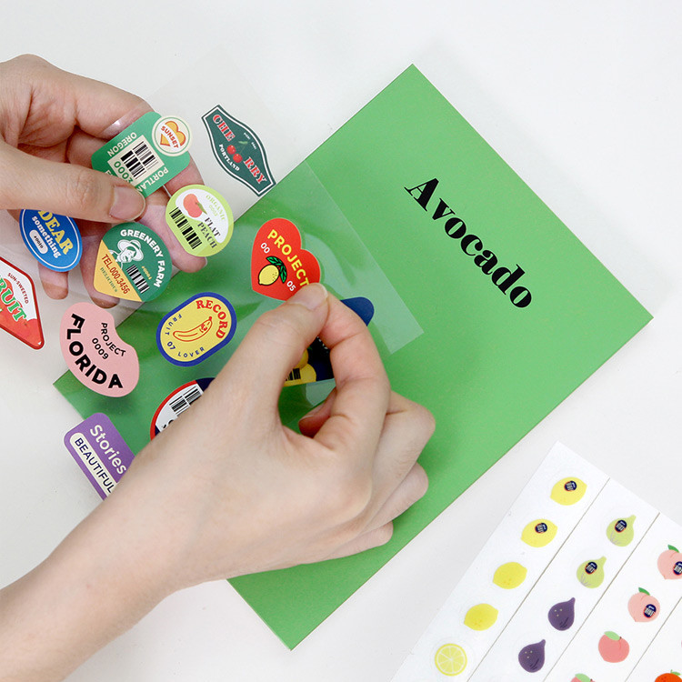 Usage example - GMZ Fruit and removable sticker pack