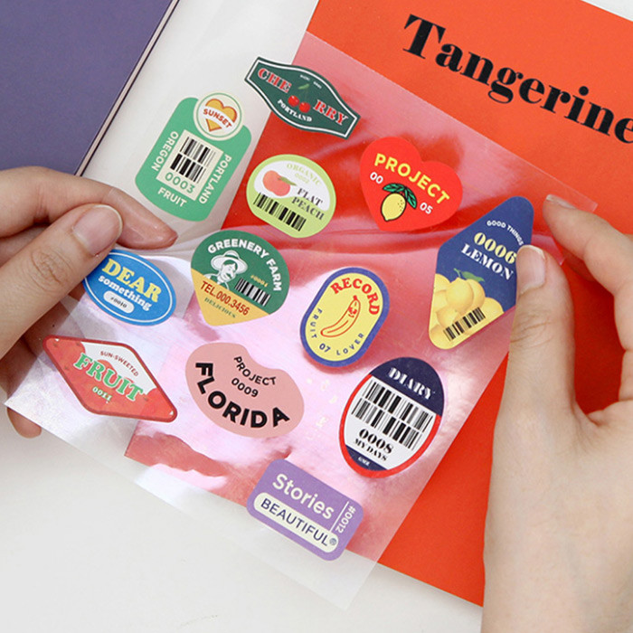 Usage example - GMZ Fruit and removable sticker pack