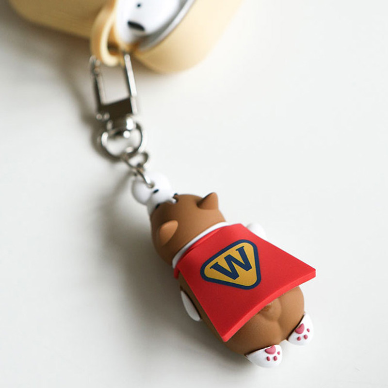 Super Corgi - Dailylike Toy PVC keyring keychain Super Corgi - Dailylike Toy PVC keyring keychain