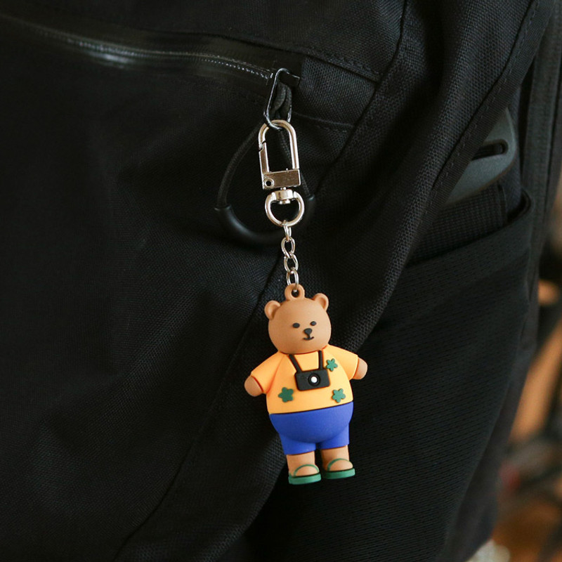 Aloha Bear - Dailylike Toy PVC keyring keychain Aloha Bear - Dailylike Toy PVC keyring keychain