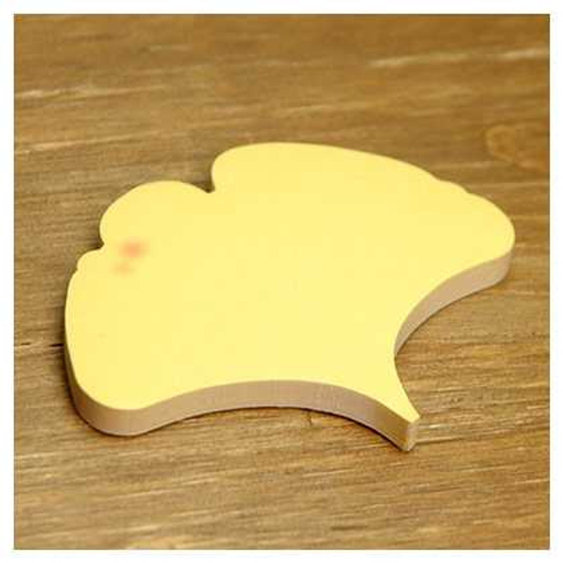 WM ginkgo leaf sticky notes post it