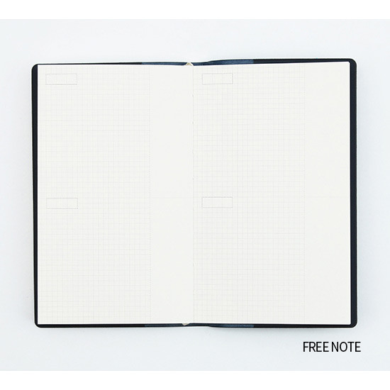 Free(Grid) note - Bookfriends ABC small grid notebook