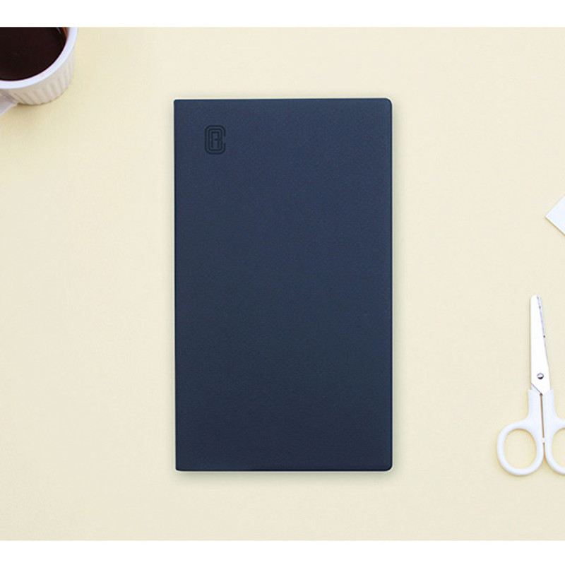 Navy - Bookfriends ABC small grid notebook