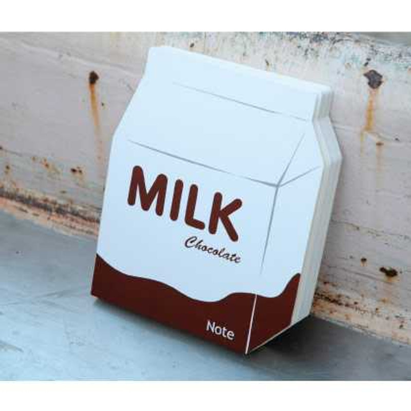WM Milk packaging shape memo pad, note pad WM Milk packaging shape memo pad, note pad