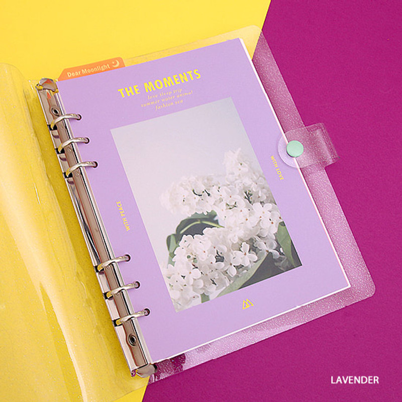 Lavender - Second Mansion Moment A5 6ring dateless weekly diary planner Lavender - Second Mansion Moment A5 6ring dateless weekly diary planner