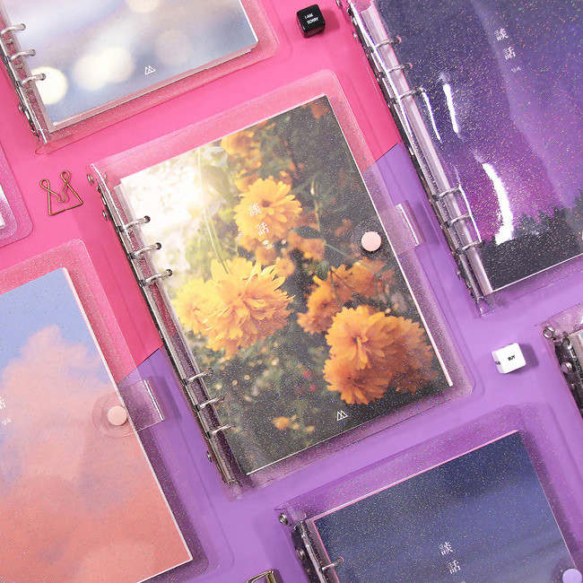 Second Mansion Damwha 6-ring A5 size grid notebook