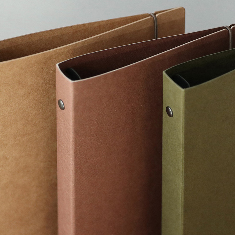 PAPERIAN Paperboard A5 size 6 ring binder with elastic band PAPERIAN Paperboard A5 size 6 ring binder with elastic band