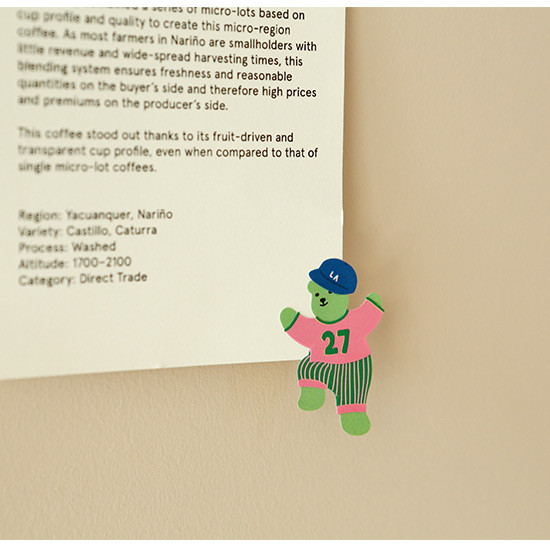 Usage example - Dailylike Jelly bear removable deco sticker set of 8 sheets