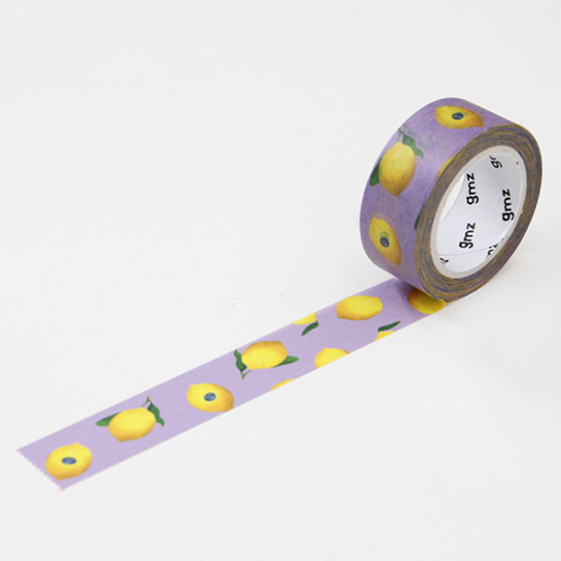 Lemon - GMZ Lovable pattern paper deco masking tape