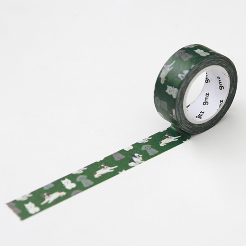 Dog - GMZ Lovable pattern paper deco masking tape