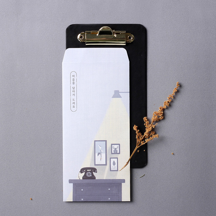 Dash And Dot Vintage mood thanks 5 envelopes set