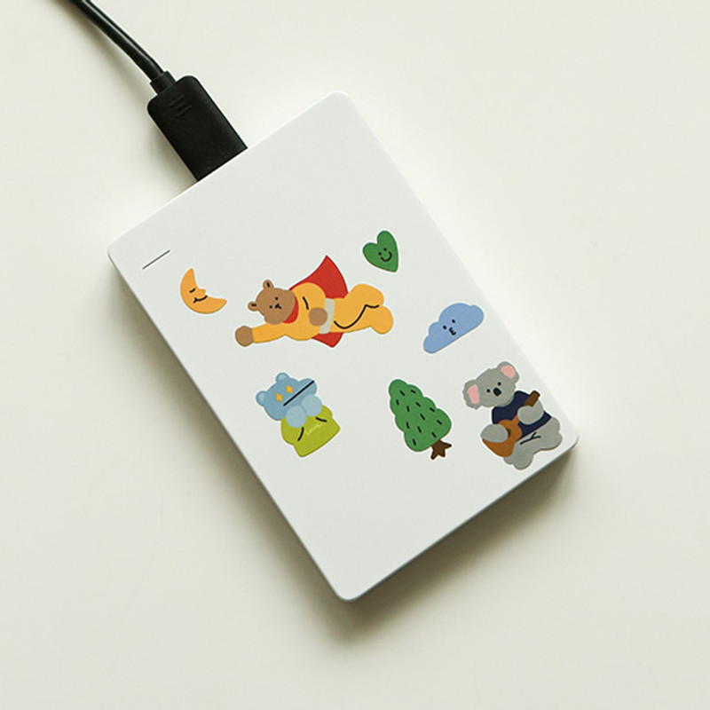 Usage example - Dailylike My buddy removable paper sticker