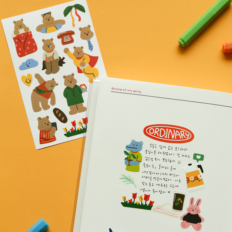 Dailylike My buddy removable paper sticker