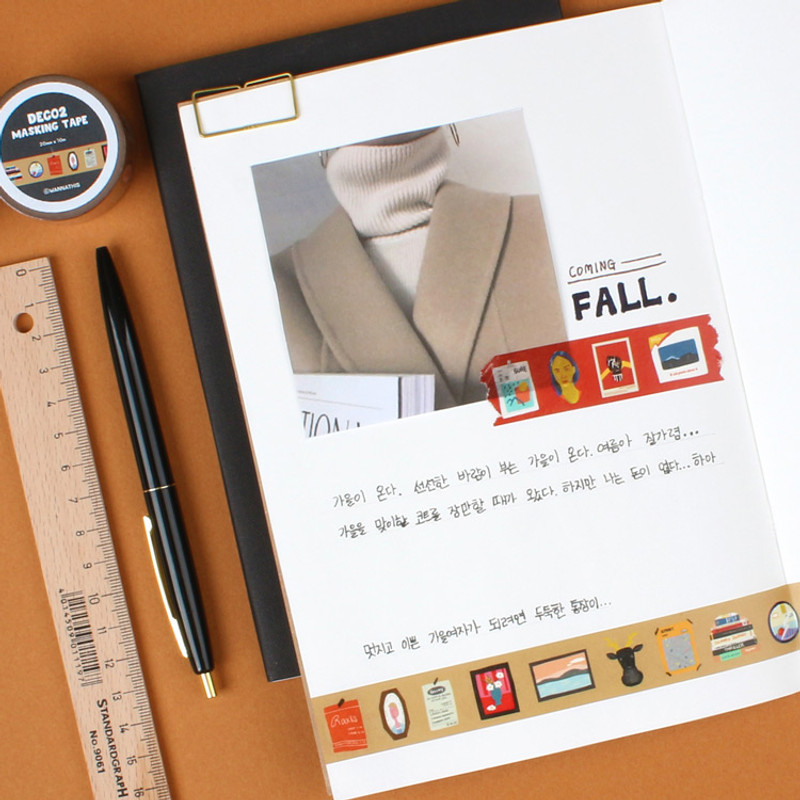 Usage example - Wanna This Illustration 20mm X 10m masking deco tape