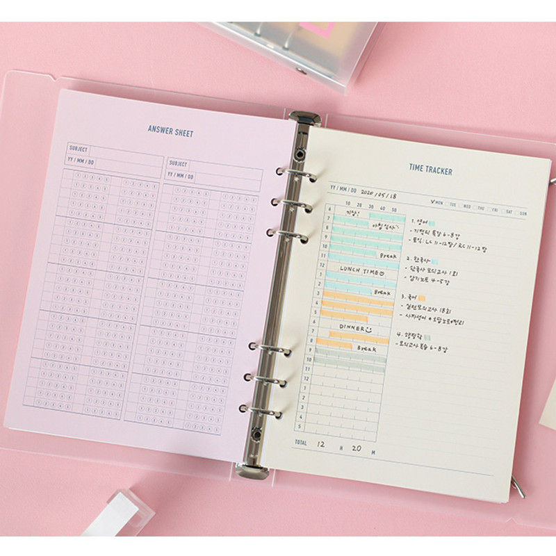 Usage example - PAPERIAN Make a memo 6-ring A5 size planner notebook refill Usage example - PAPERIAN Make a memo 6-ring A5 size planner notebook refill