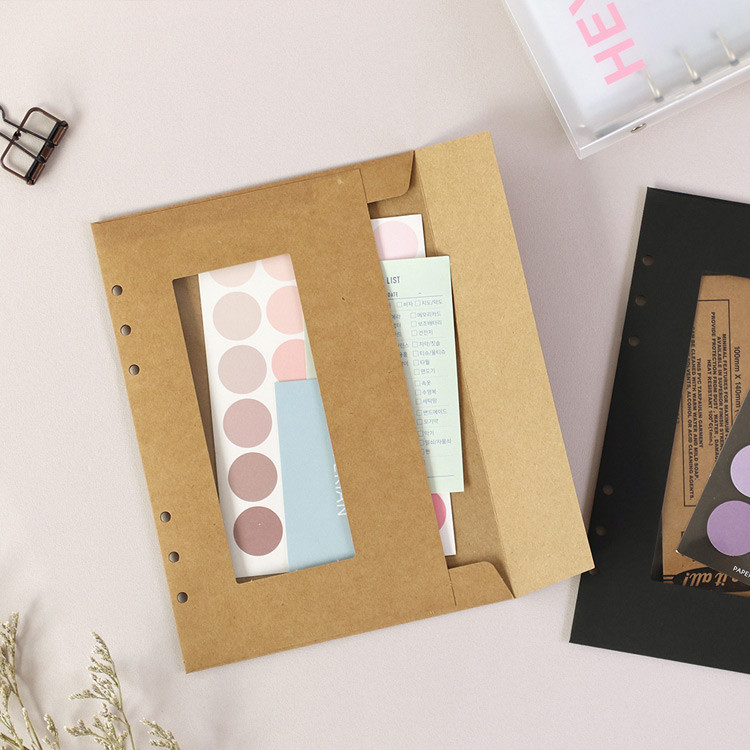 PAPERIAN Window paper envelope 6-ring A5 size refill