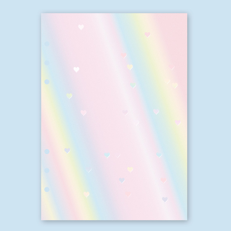 Second Mansion Rainbow 6-ring A5 blank notebook refill