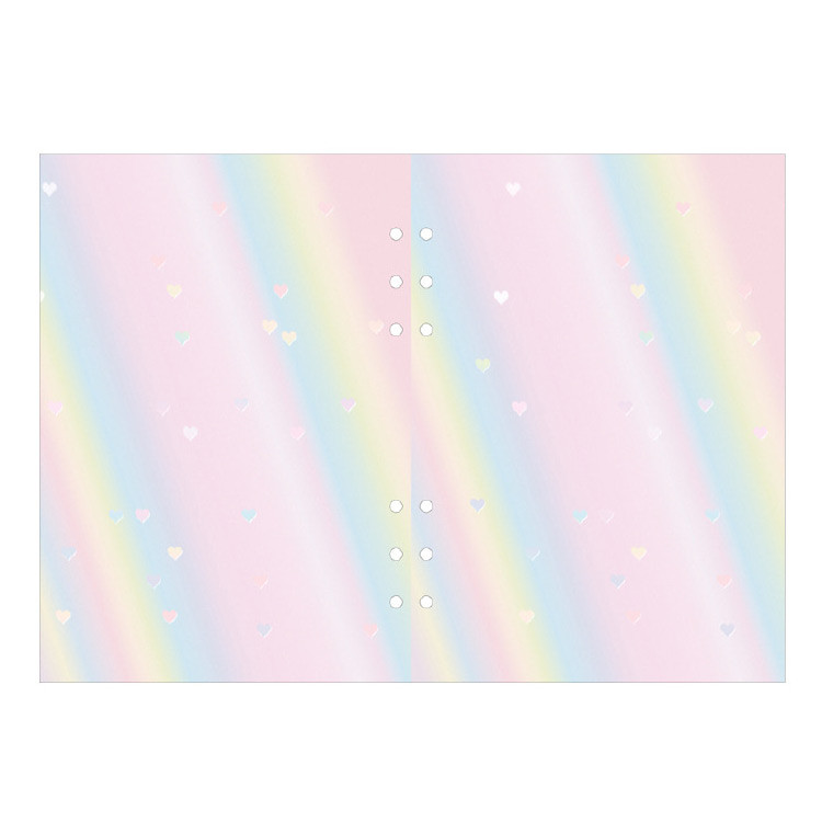 Second Mansion Rainbow 6-ring A5 blank notebook refill