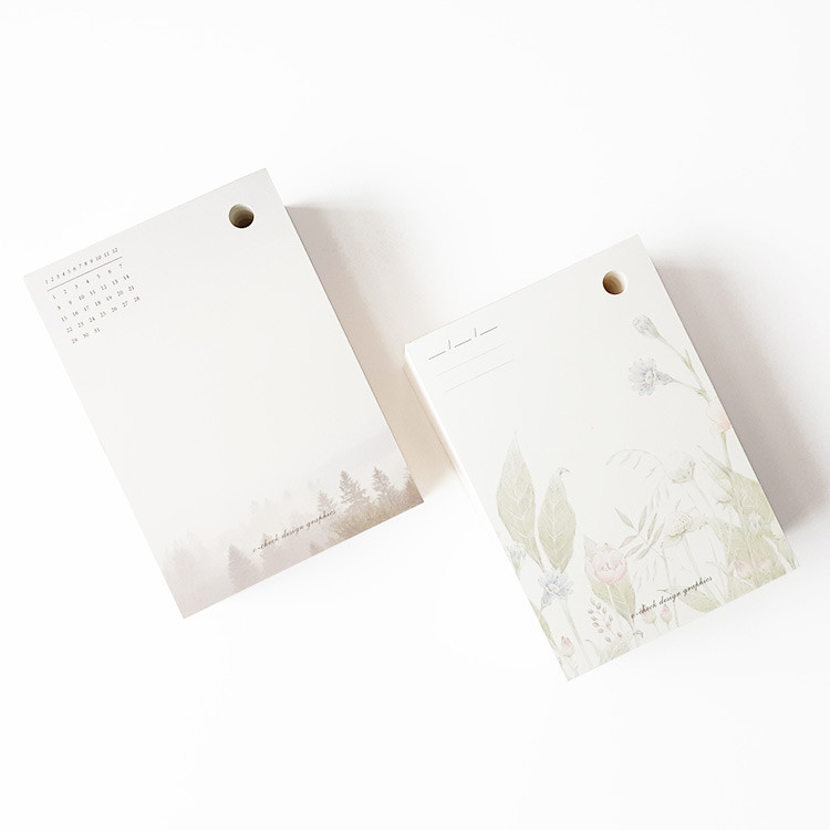 O-CHECK 365 daily single hole punched memo notepad