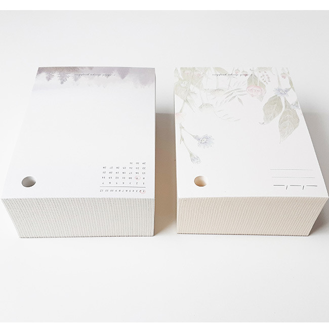 365 sheets - O-CHECK 365 daily single hole punched memo notepad