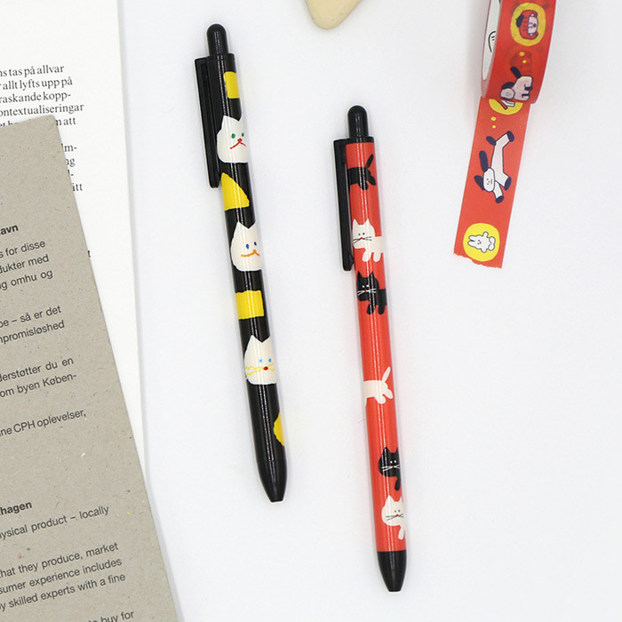 Usage example - ROMANE Donat Donat print 0.38mm black ballpoint pen