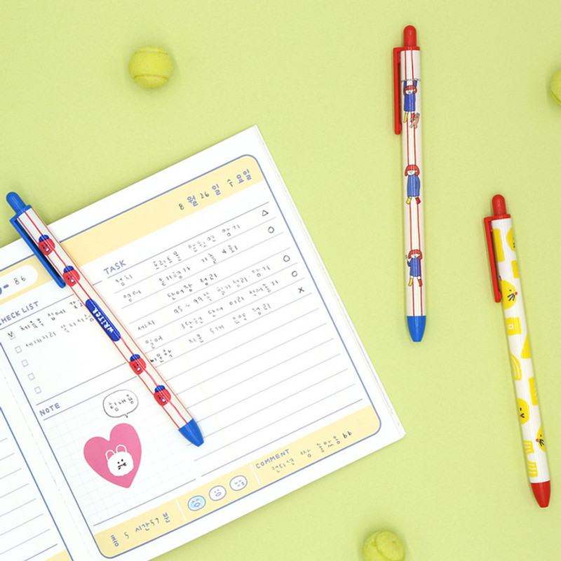 Usage example - ROMANE Donat Donat print 0.38mm black ballpoint pen