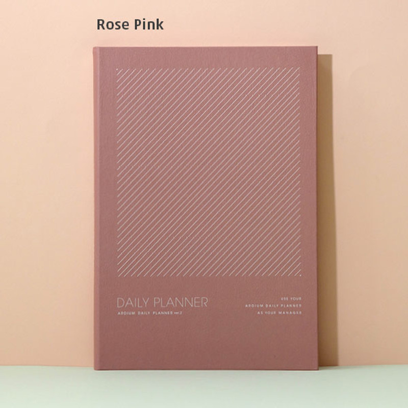 Rose Pink - Ardium 12 months dateless daily planner scheduler ver2 Rose Pink - Ardium 12 months dateless daily planner scheduler ver2