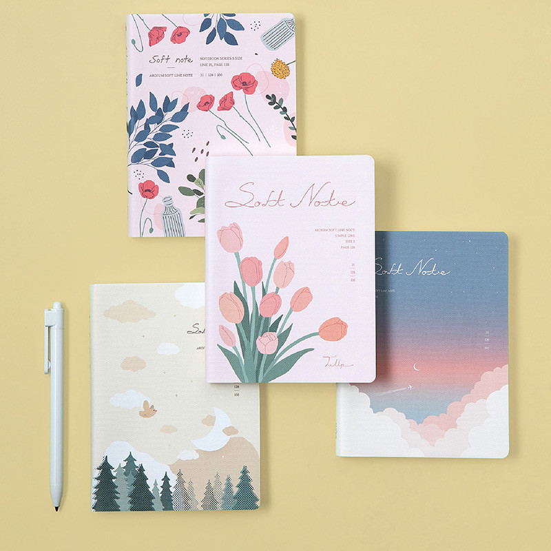 Ardium Soft small lined notebook 128 pages