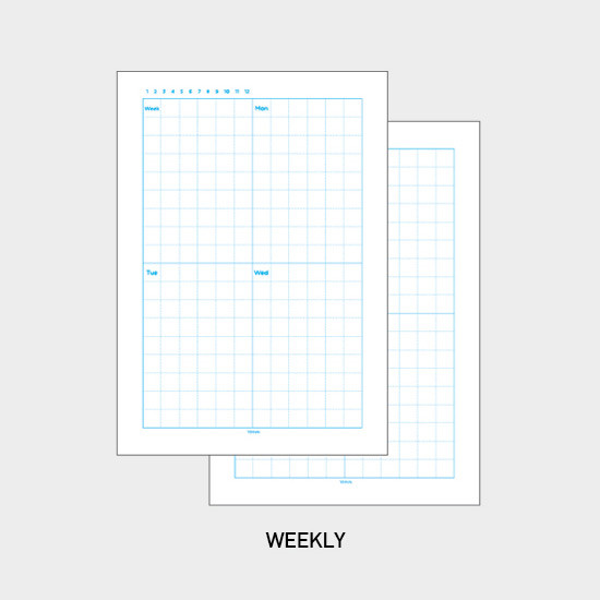 2NUL Editor pick 6-ring planner weekly plan refill