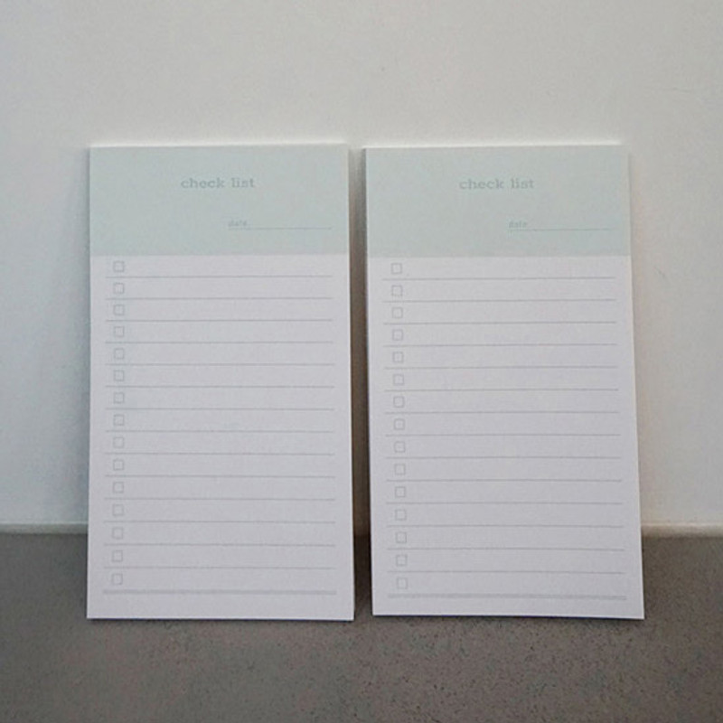 Checklist - N.IVY Today is grid free memo notepad checklist Checklist - N.IVY Today is grid free memo notepad checklist