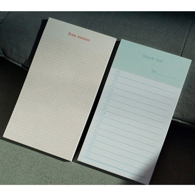 N.IVY Today is grid free memo notepad checklist N.IVY Today is grid free memo notepad checklist
