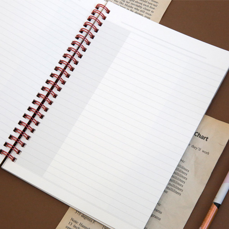 Lined page - Oh-ssumthing O-ssum spiral lined grid blank notebook Lined page - Oh-ssumthing O-ssum spiral lined grid blank notebook